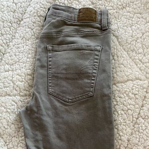 Used American Eagle Gray Jeans